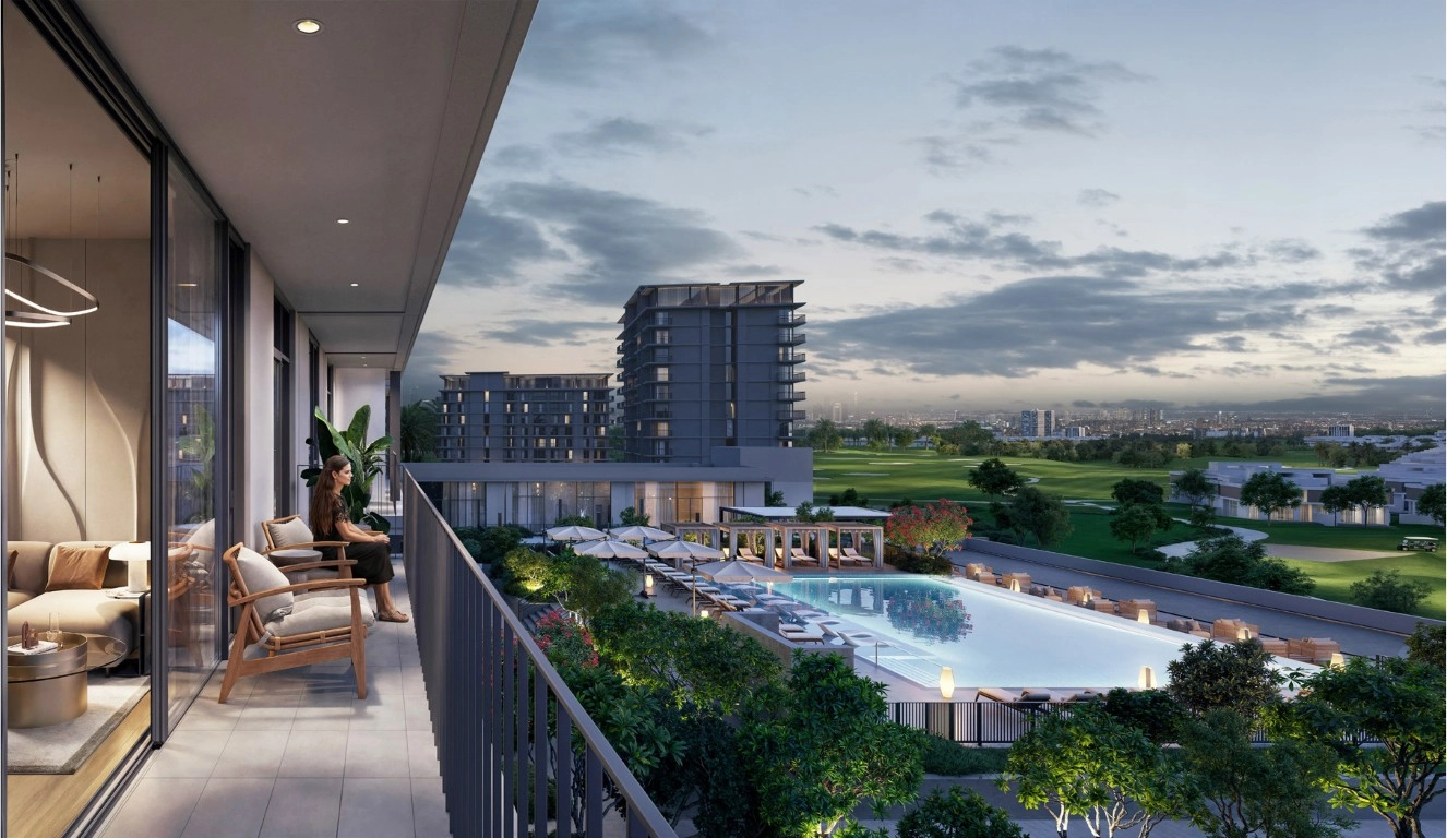 Family-friendly pathways and tranquil green zones around Golf Acres homes